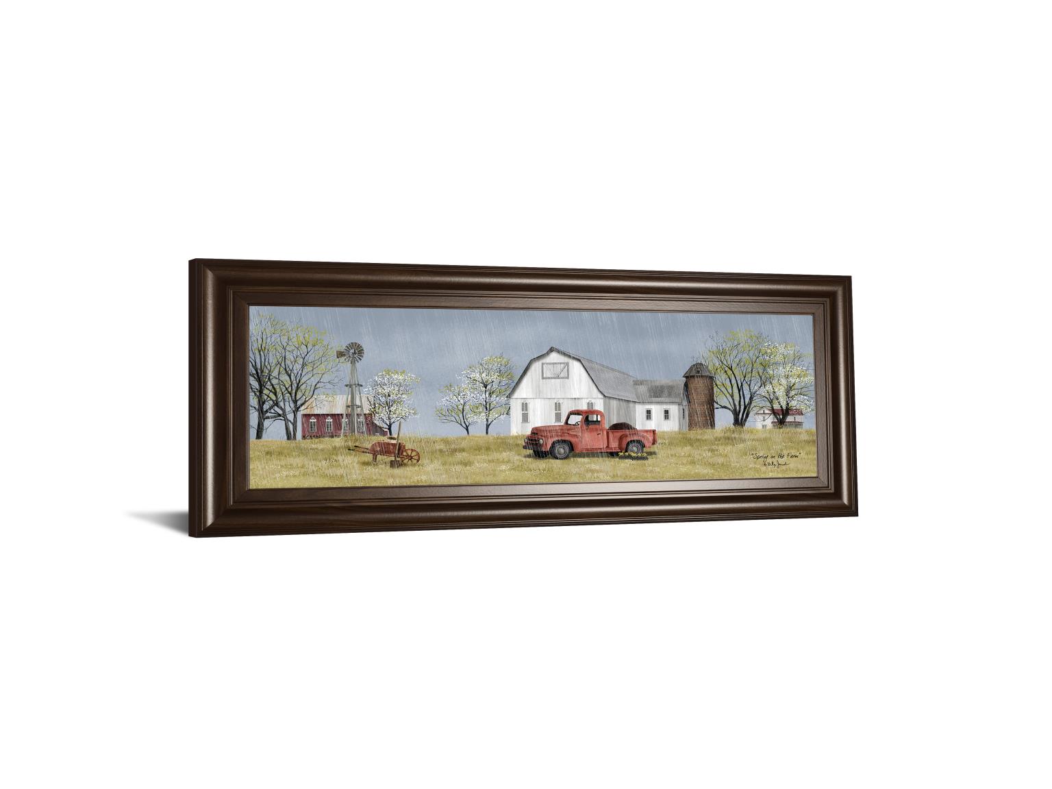 Spring On The Farm By Billy Jacobs 18X42 Framed Print