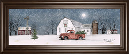 Winter On The Farm By Billy Jacobs 18X42 Framed Print