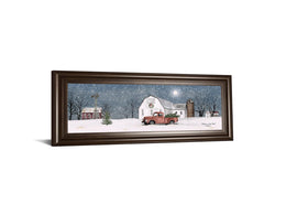 Winter On The Farm By Billy Jacobs 18X42 Framed Print