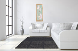 Oriental Garden I By Eva Watts 18X42 Framed Print