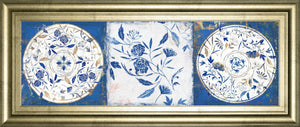 Indgio Ceramics Ii By Isabelle Z 18X42 Framed Print