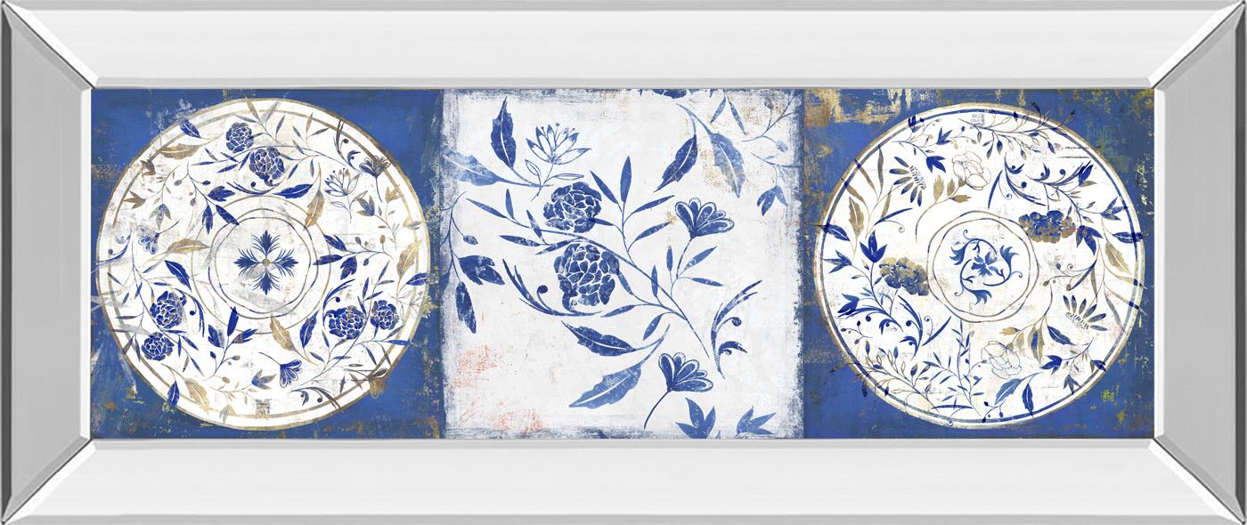 Indgio Ceramics Ii By Isabelle Z 18X42 Mirror Frame Print