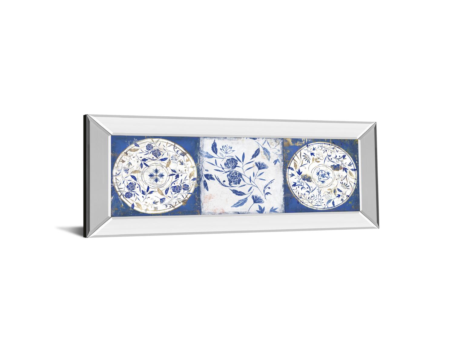 Indgio Ceramics Ii By Isabelle Z 18X42 Mirror Frame Print