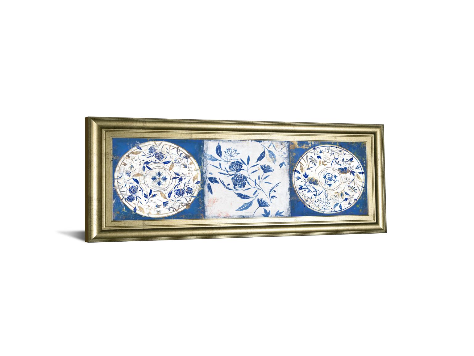 Indgio Ceramics Ii By Isabelle Z 18X42 Framed Print