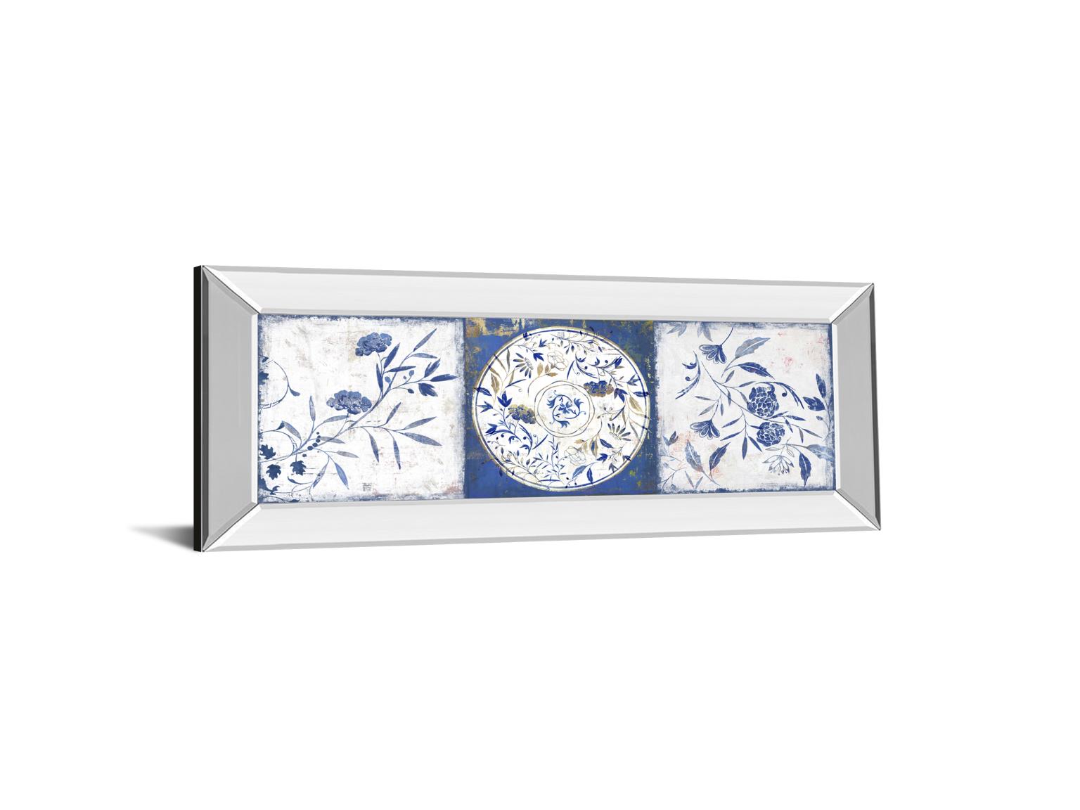 Indgio Ceramics I By Isabelle Z 18X42 Mirror Frame Print