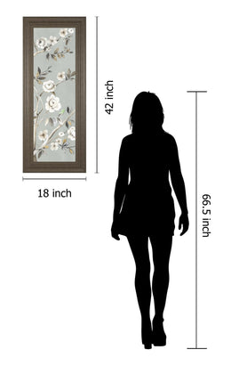 A Flower For You Ii By Asia Jensen 18X42 Framed Print