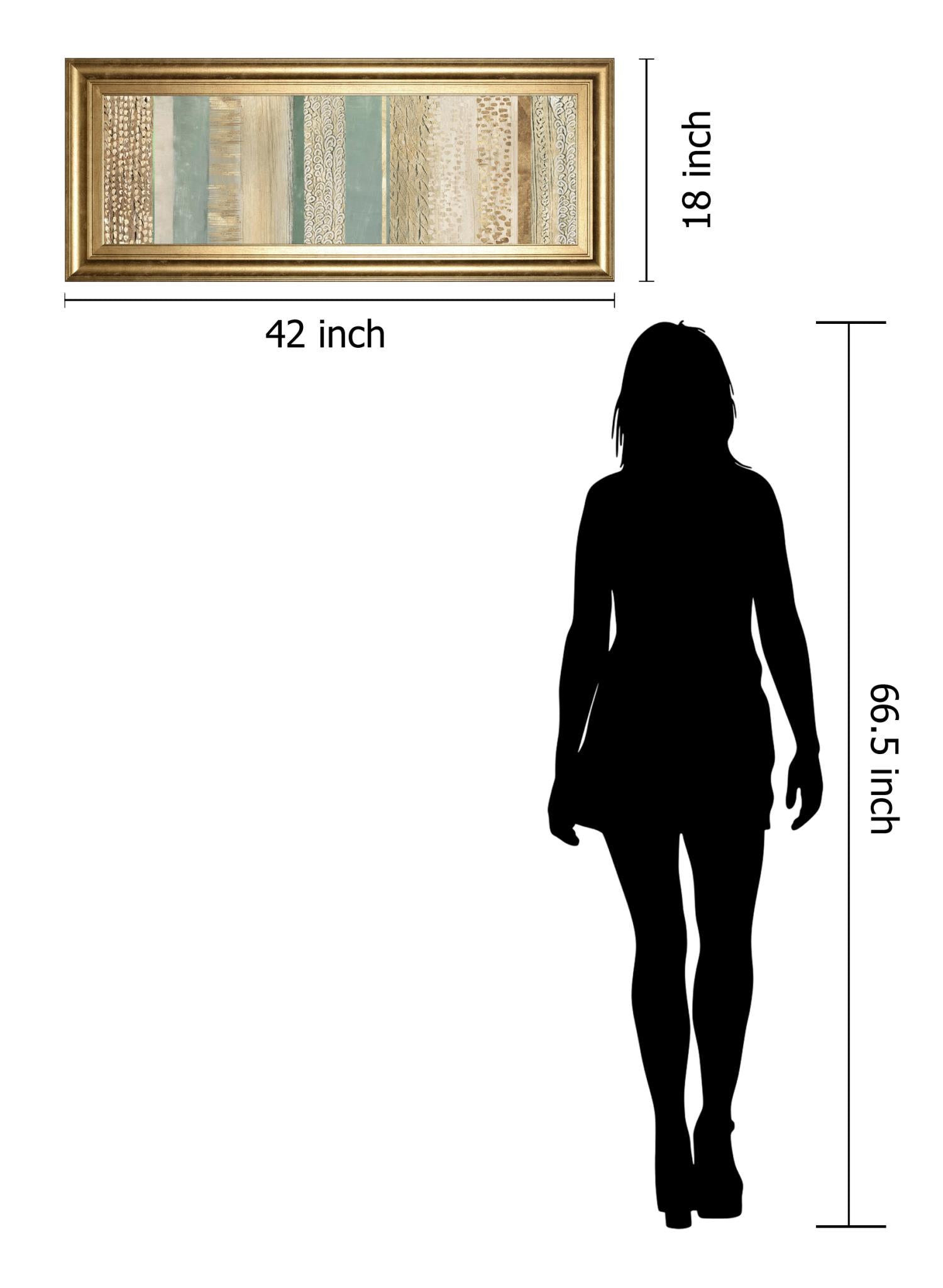 Placidity Iii By Tom Reeves 18X42 Framed Print