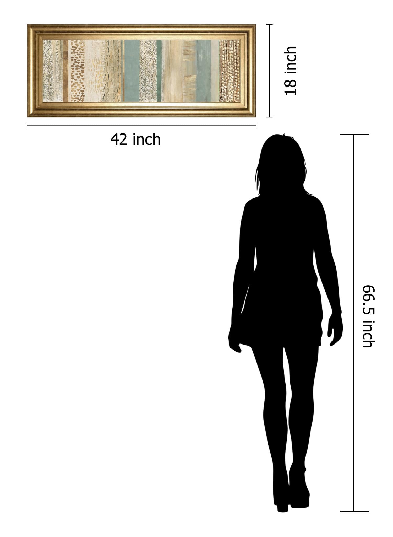 Placidity IvÂ  By Tom Reeves 18X42 Framed Print