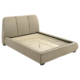 Mokena 46-inch Upholstered  Platform Bed