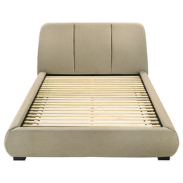 Mokena 46-inch Upholstered  Platform Bed