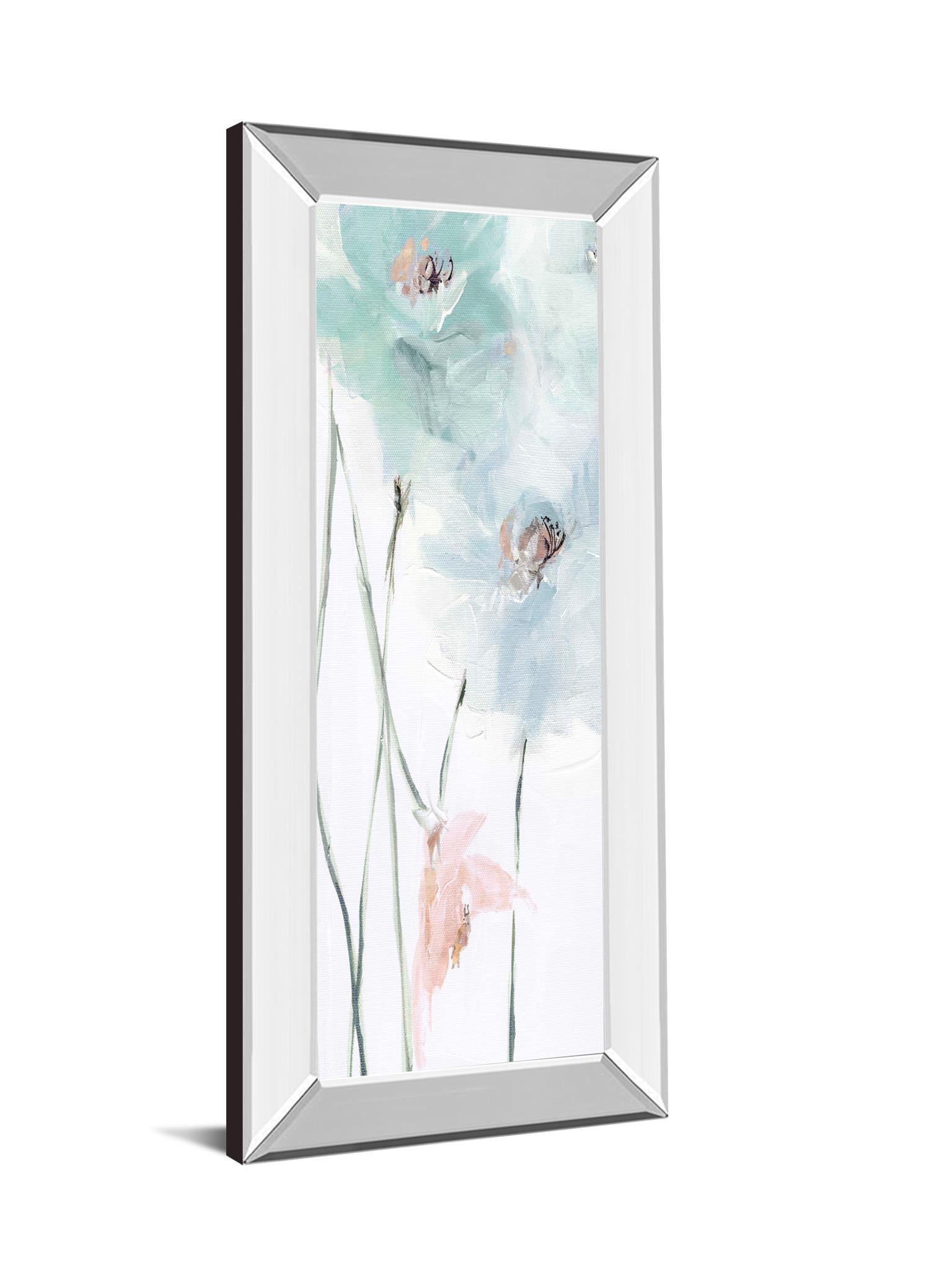 Spring Poppies I By Susan Pepe 18X42 Mirror Frame Print