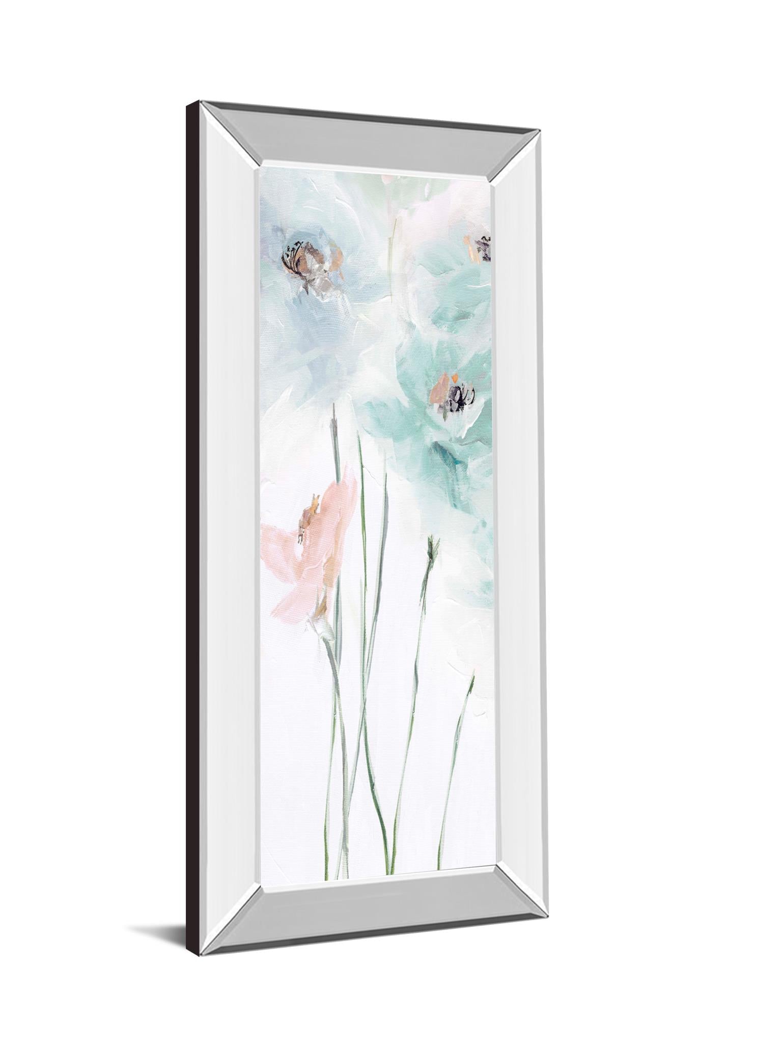 Spring Poppies Ii By Susan PepeÂ  18X42 Mirror Frame Print