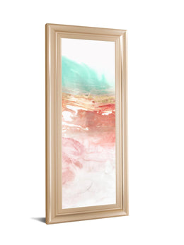 Earth Neon I By Pi Studio 18X42 Framed Print