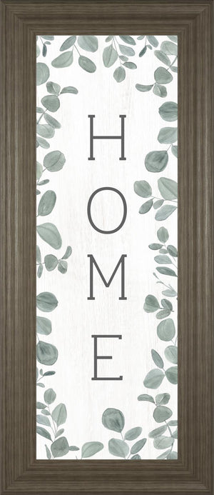 Home Eucalyptus Ii By Kate Sherrill 18X42 Framed Print