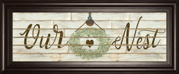 Our Nest By Cindy Jacobs 18X42 Framed Print