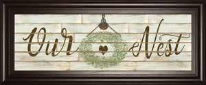 Our Nest By Cindy Jacobs 18X42 Framed Print