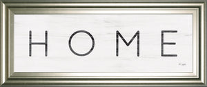 Home By Jaxn Blvd 18X42 Framed Print