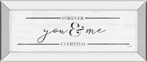 You & Me By Jaxn339B 18X42 Mirror Frame Print