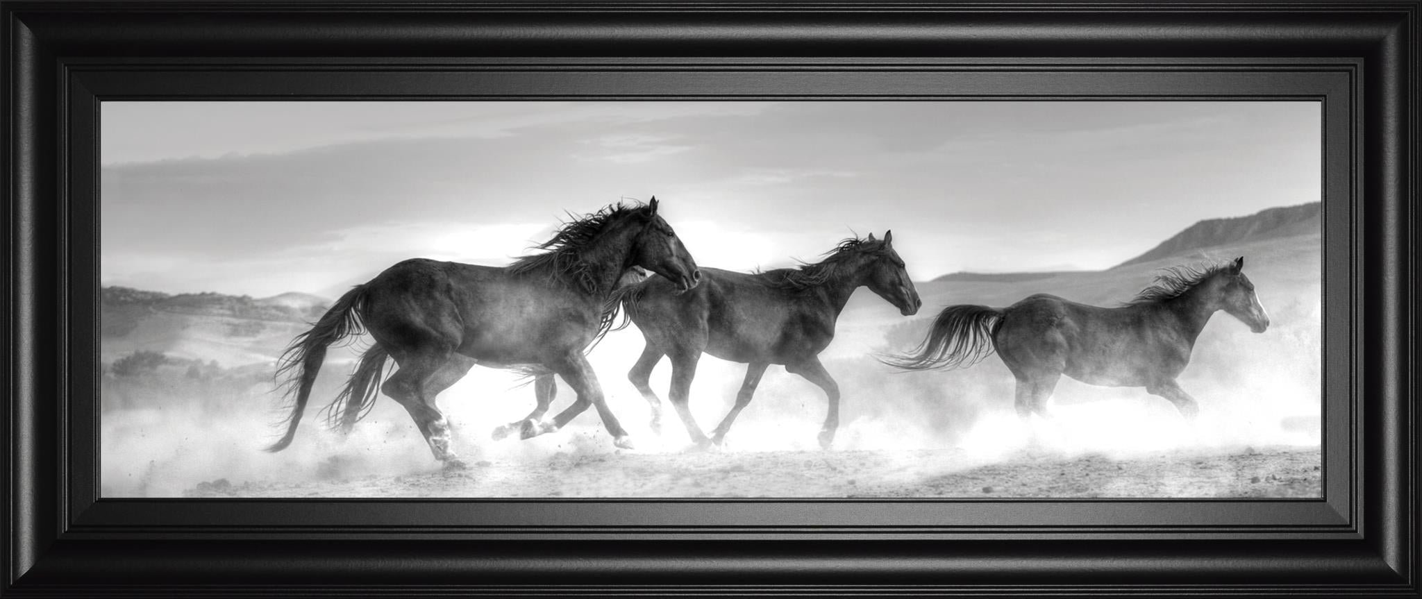Rolling By By Jg Studios 18X42 Framed Print