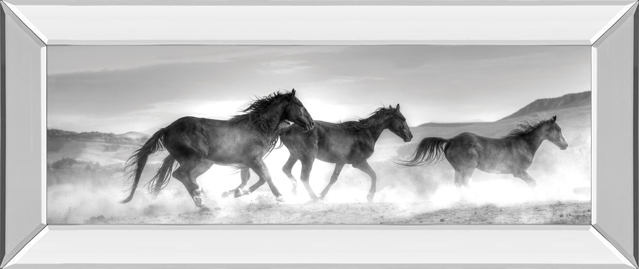 Rolling By By Jg Studios 18X42 Mirror Frame Print