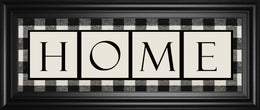 Buffalo Plaid Home By Lori Deiter 18X42 Framed Print