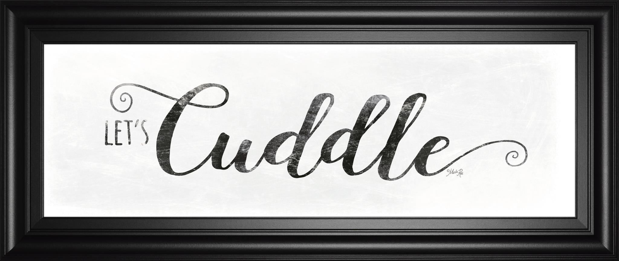 Let'S Cuddle By Marla Rae 18X42 Framed Print