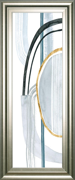 Gradient Gears I By Grace Popp 18X42 Framed Print