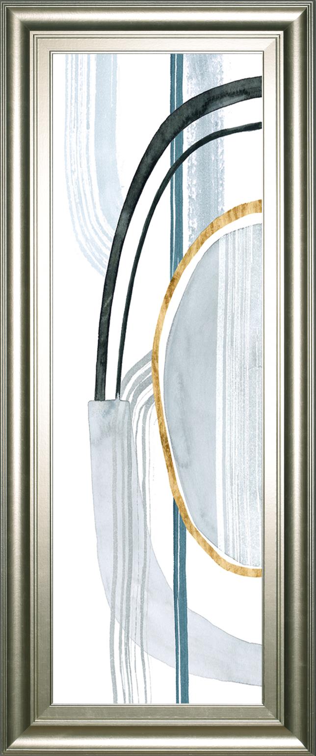 Gradient Gears I By Grace Popp 18X42 Framed Print