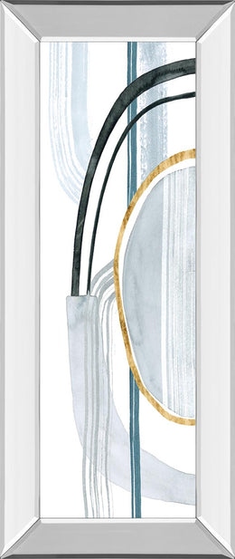 Gradient Gears I By Grace Popp 18X42 Mirror Frame Print