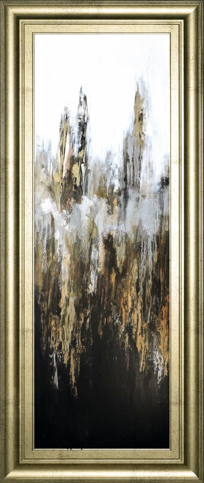 Metalico I By Leticia Herrera 18X42 Framed Print