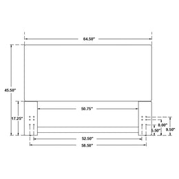 Pirro Upholstered King Panel Headboard Sand