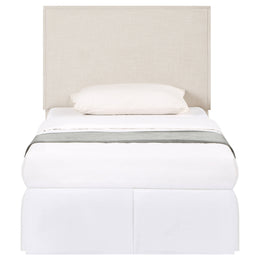 Izzy Upholstered King Panel Headboard Sand