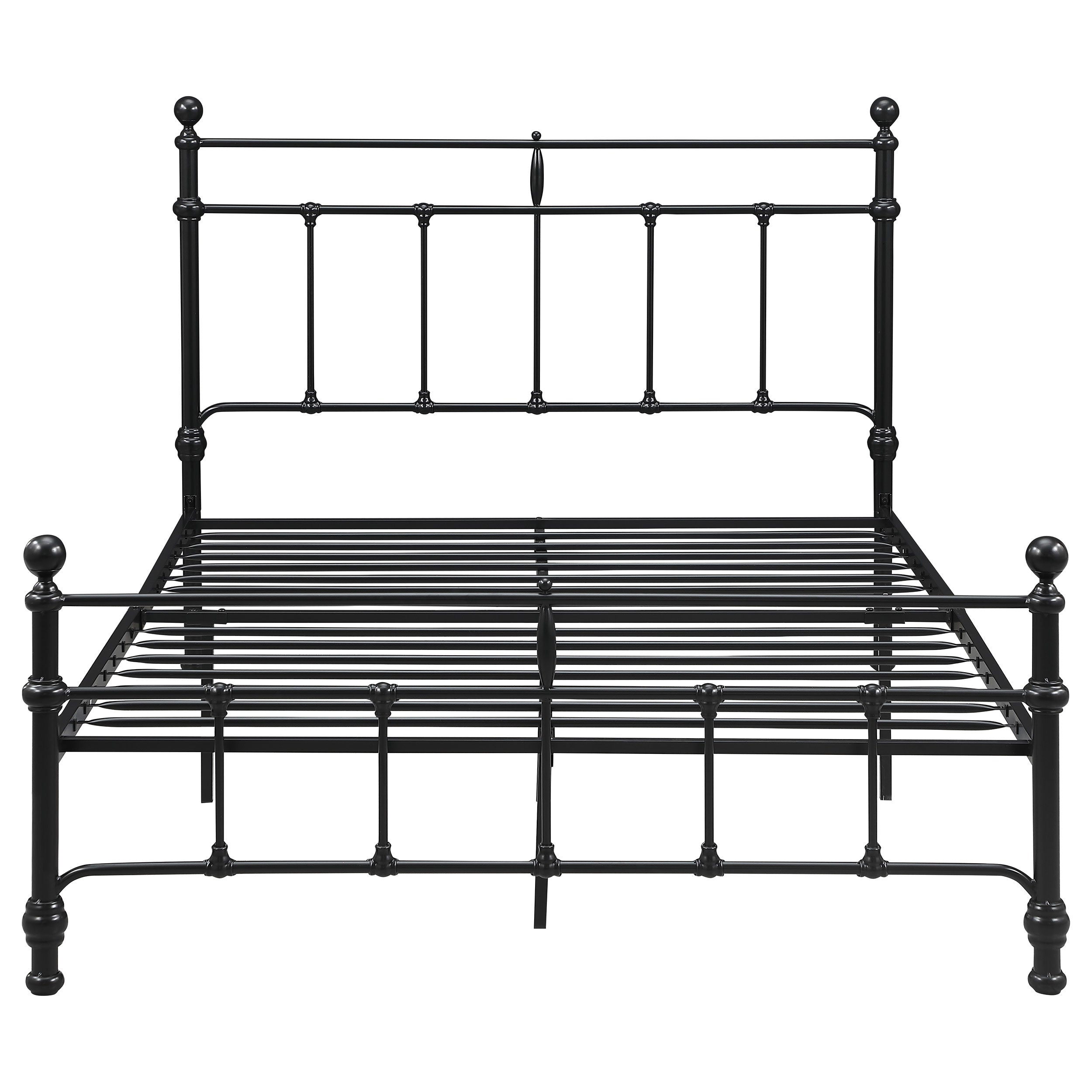 Novak 48-inch Metal  Open Frame Bed Matte Black