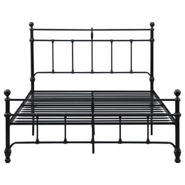 Novak 48-inch Metal  Open Frame Bed Matte Black