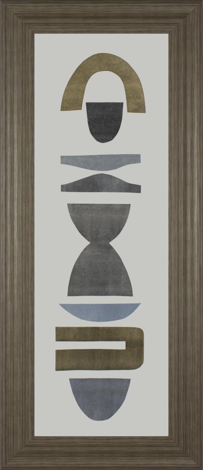 Neutral Totems Vi By Rob Delamater 18X42 Framed Print