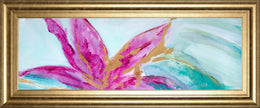 Magenta Colores I By Suzanne Wilkins 18X42 Framed Print