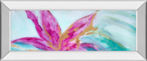 Magenta Colores I By Suzanne Wilkins 18X42 Mirror Frame Print