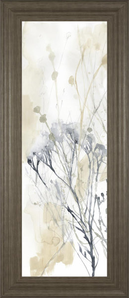 Wildflower Line Contour I By Jennifer Goldberger 18X42 Framed Print