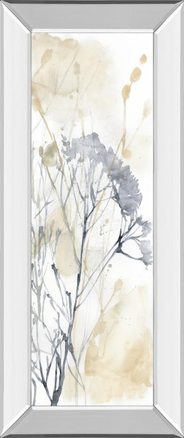 Wildflower Line Contour Ii By Jennifer Goldberger 18X42 Mirror Frame Print