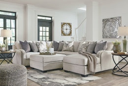 Dellara 3-Piece Sectional with Ottoman
