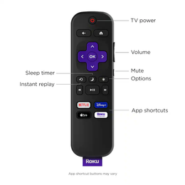 Roku - 65" Class 4K HDR LED Smart RokuTV