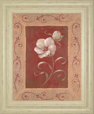 Amanda'S Hibiscus By Vivian Flasch 22X26 Framed Print