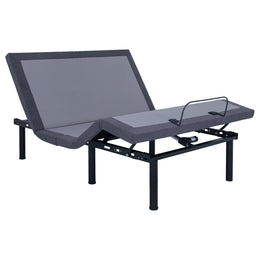 Negan Adjustable Bed Base Grey and Black