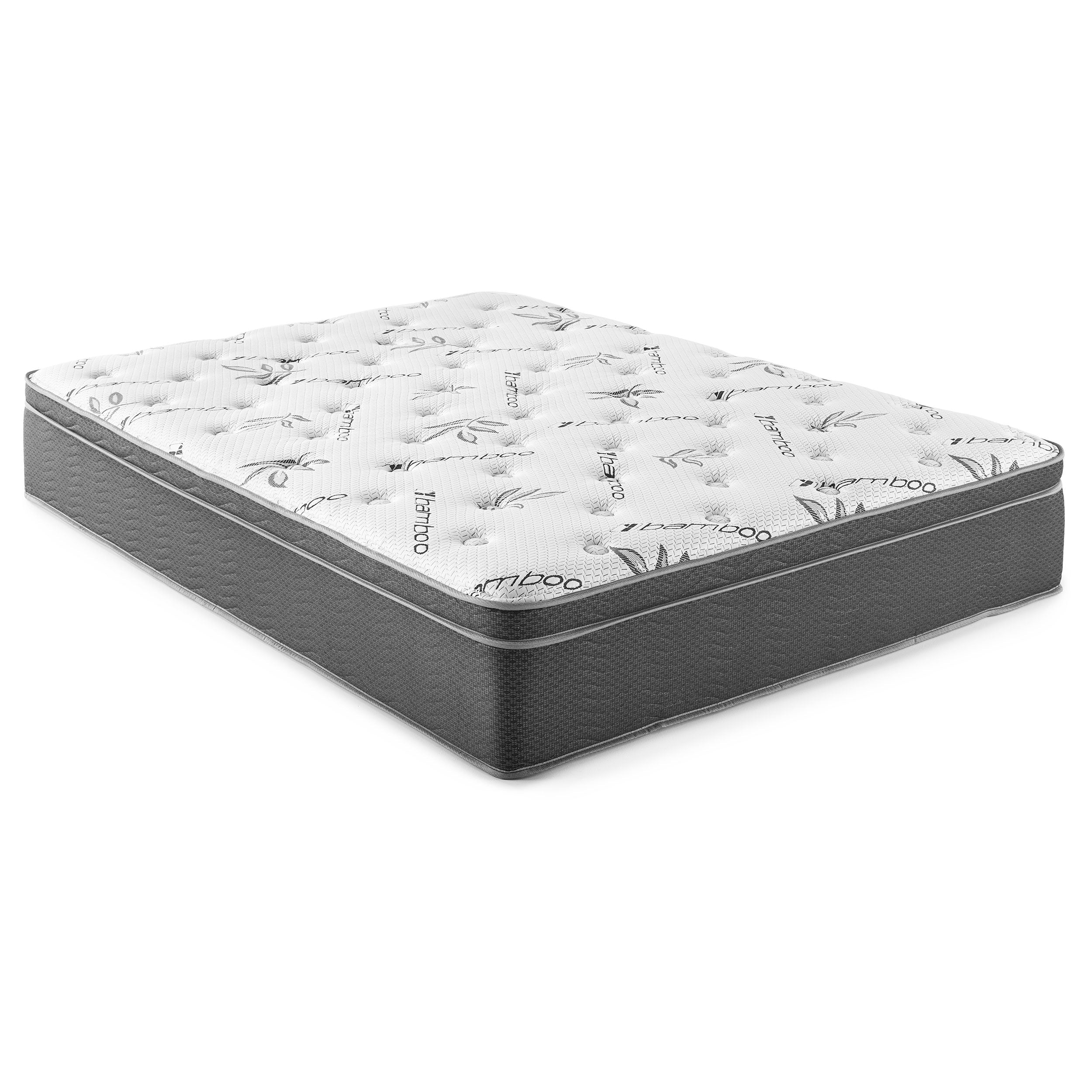 Sommet 13-inch  Bamboo Euro Top Memory Foam Hybrid Mattress