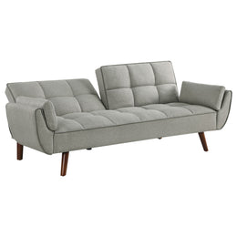 Caufield Upholstered Convertible Sofa Bed Turquoise Blue