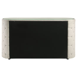 Sonya 6-drawer Upholstered Bedroom Dresser Ivory