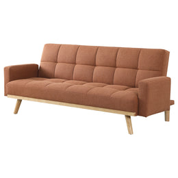Kourtney Upholstered Tufted Convertible Sofa Bed Sage Green