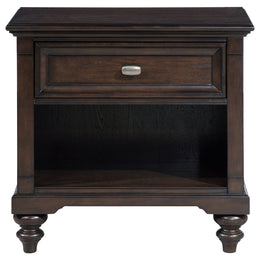 Devon  California King Bedroom Set Beige and Oak