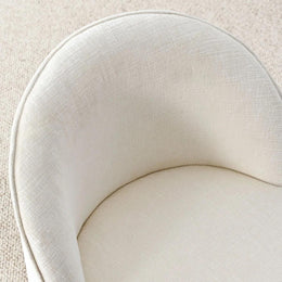 4 - Person Dining Table Sets With (Black) Round Table & 4 Upholstered Fabric Chairs (Beige)