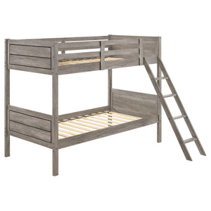 Ryder Wood  Over  Bunk Bed Weathered Taupe